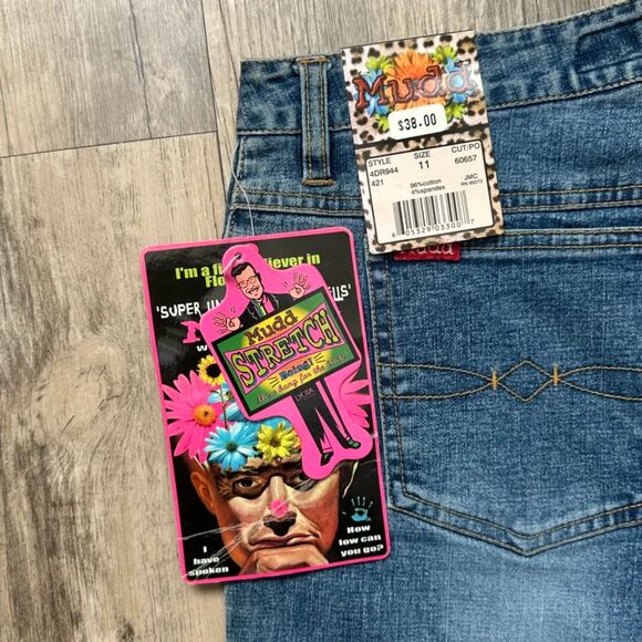 Y2K Mudd Jeans Flared Low Rise Size 11 Women's - Picture 3 of 8